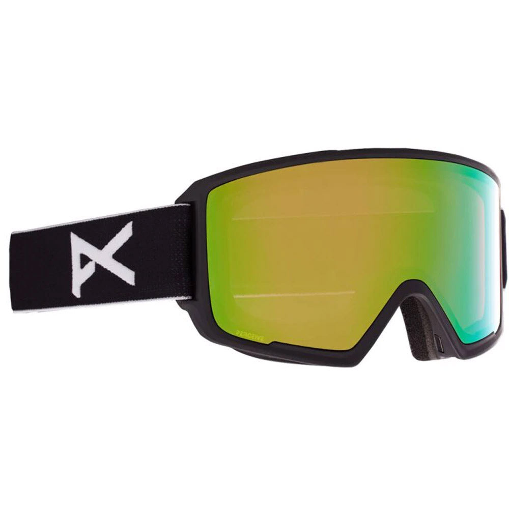 Anon M3 Goggle 2021 Black - Perceive Variable Green Lens w/ Perceive Cloudy Pink Lens