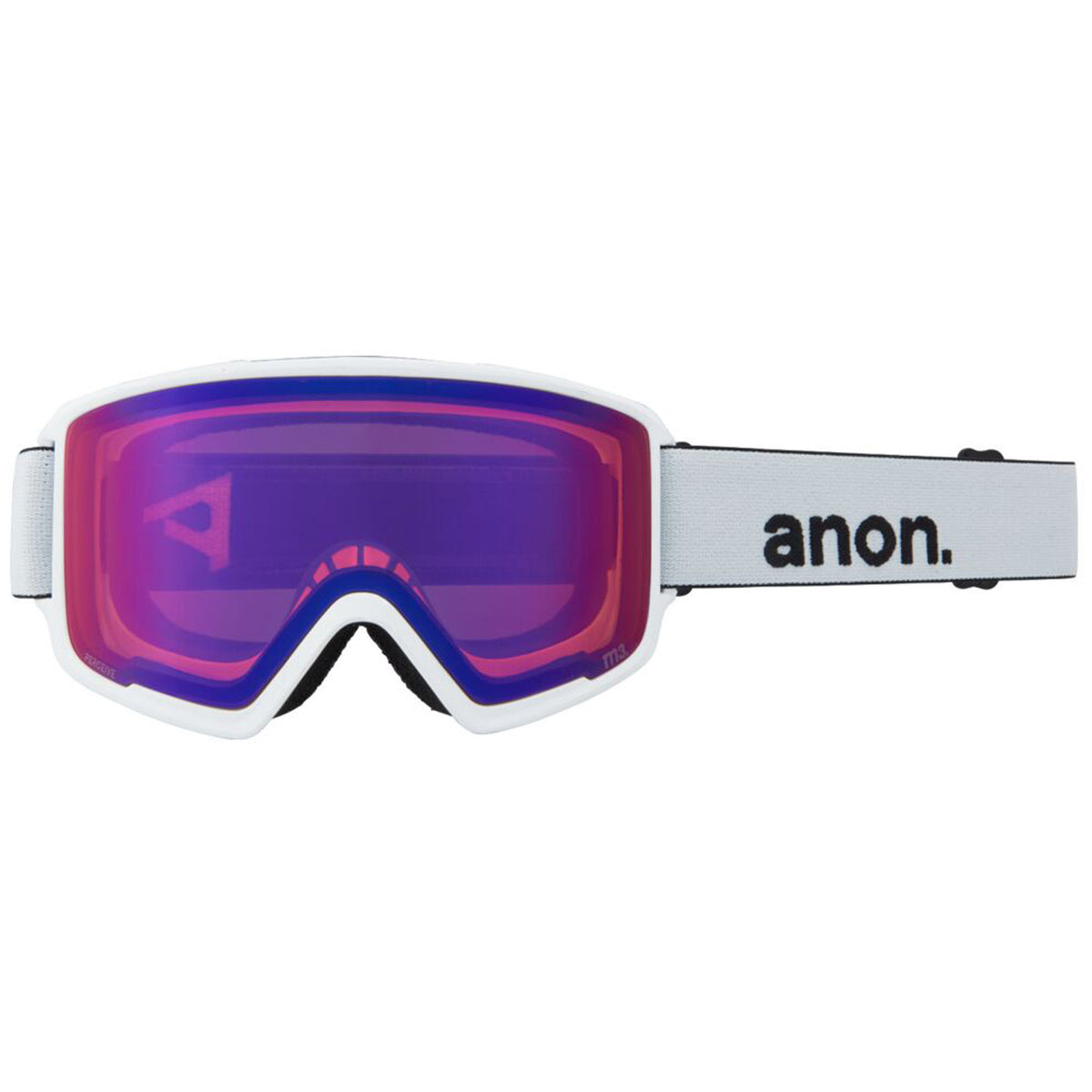 Anon M3 Goggle 2021 White - Perceive Sunny Onyx Lens w/ Perceive Variable Violet Lens