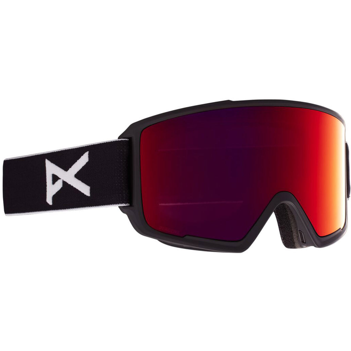 Anon M3 MFI Goggle 2021 Black - Perceive Sunny Red Lens w/ Perceive Cloudy Burst Lens