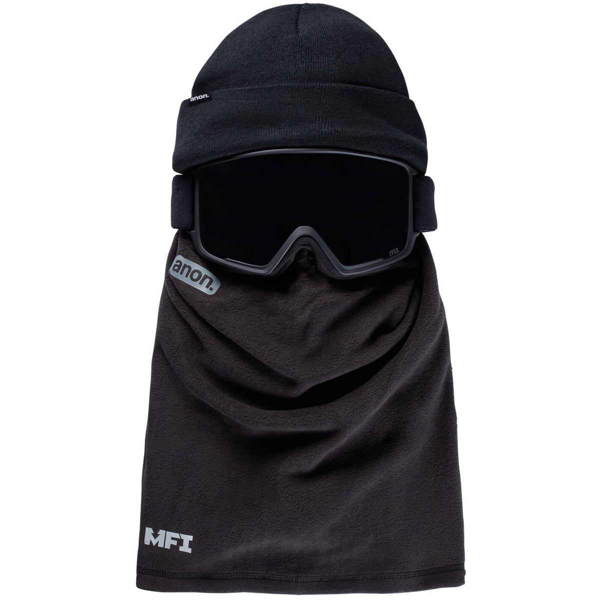 Anon Mens MFI Beanie Neck Warmer 2021 Black