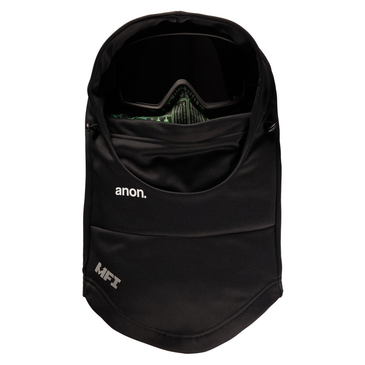 Anon Mens MFI Hooded Balaclava Face Mask Black