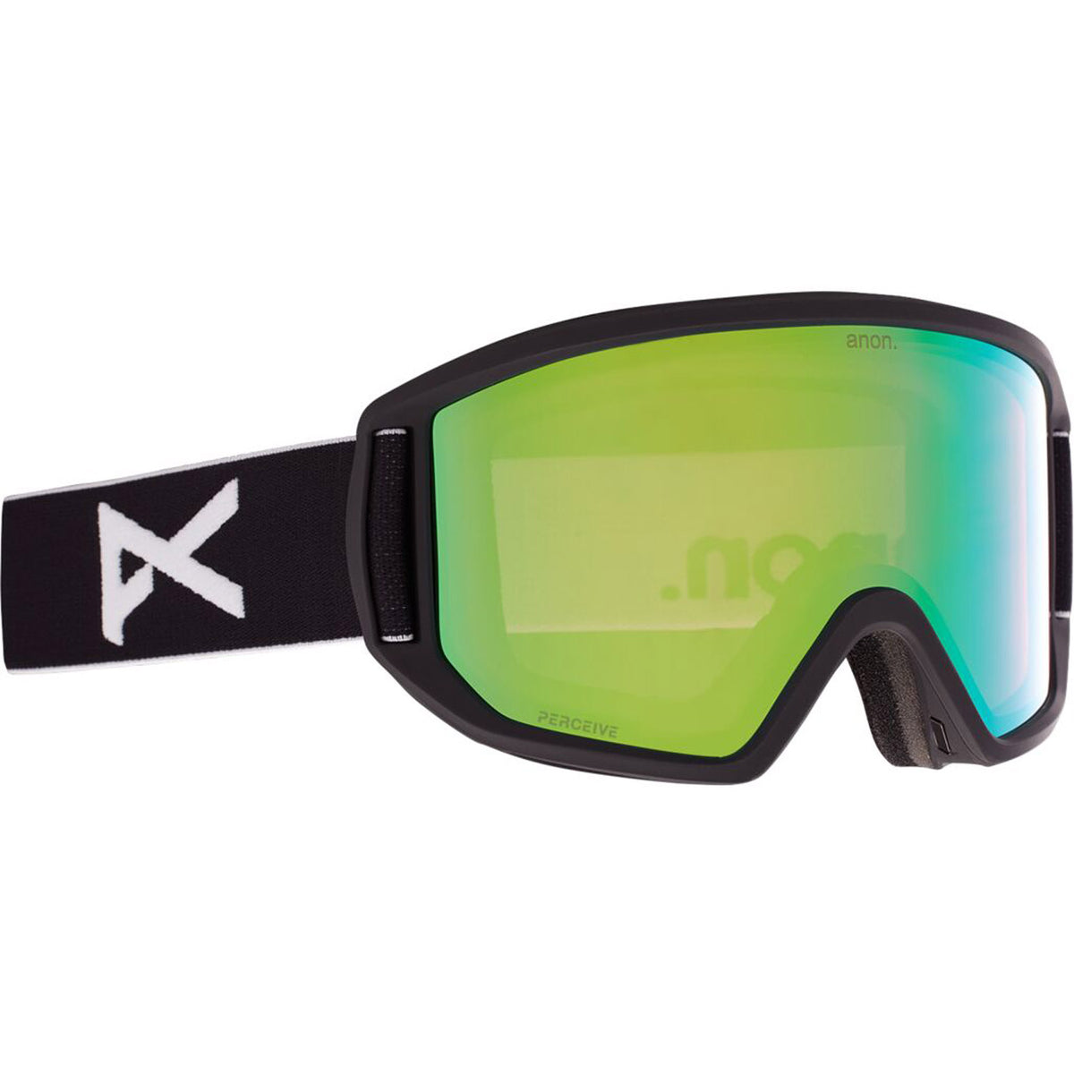 Anon Relapse Goggle 2021 Black - Perceive Variable Green Lens w/ Amber Lens