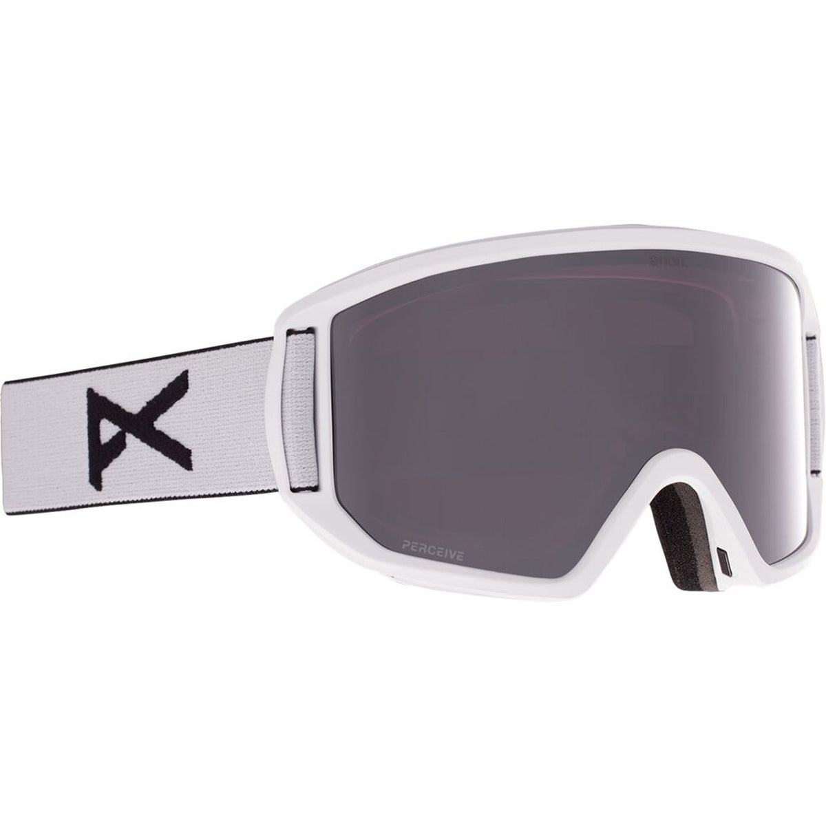 Anon Relapse Goggle 2021 White - Perceive Sunny Onyx Lens w/ Perceive Amber Lens