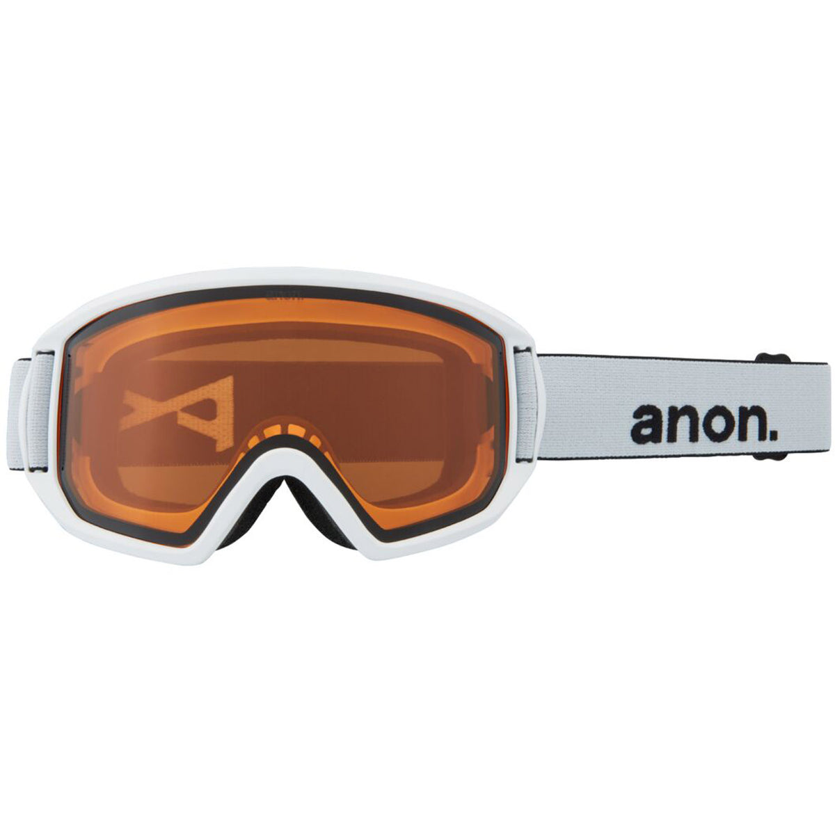 Anon Relapse Goggle 2021 White - Perceive Sunny Onyx Lens w/ Perceive Amber Lens