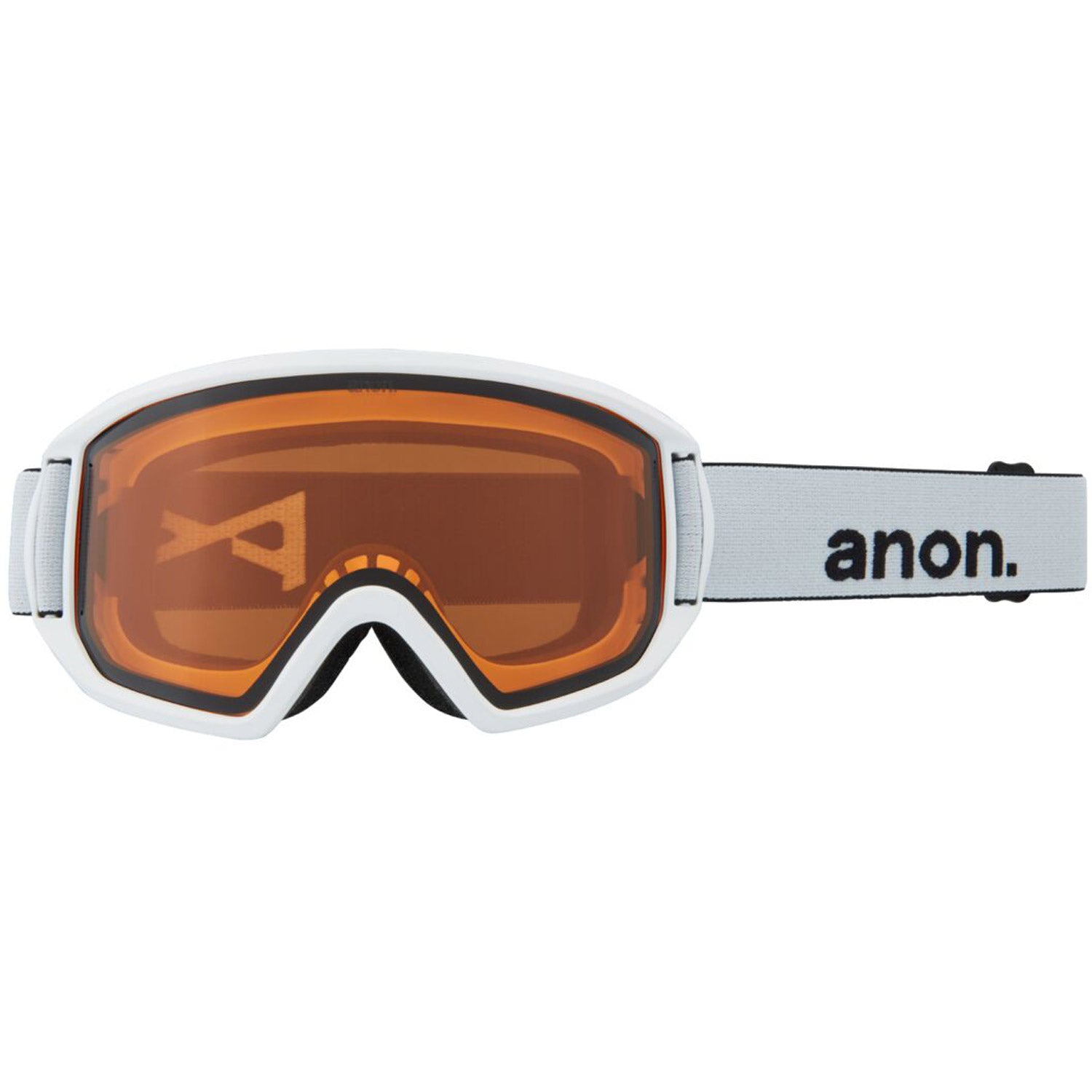 Anon Relapse Goggle 2021 White - Perceive Sunny Onyx Lens w/ Perceive Amber Lens