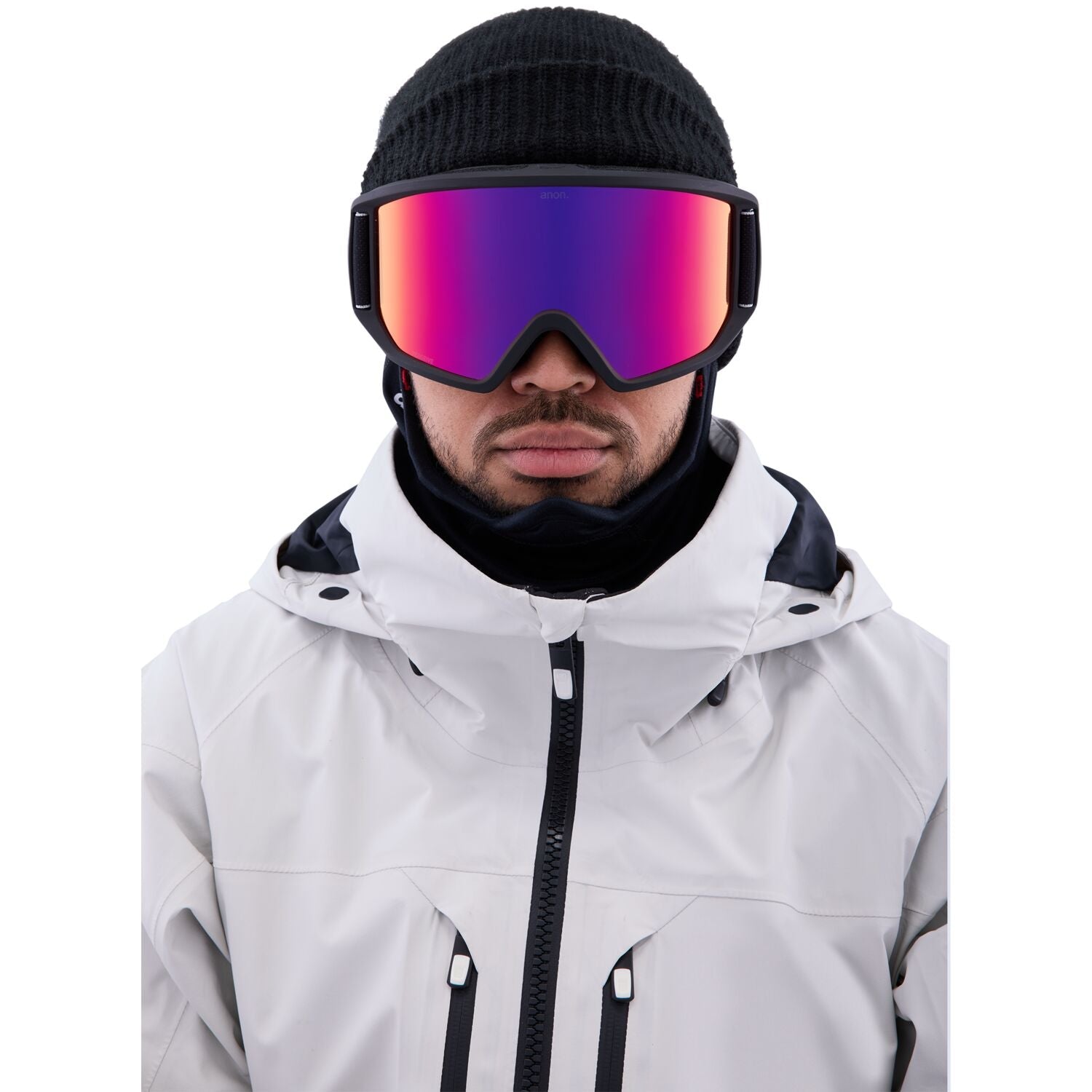 Anon Relapse Goggle 2023 Black - Perceive Sunny Red w/ Amber Lens