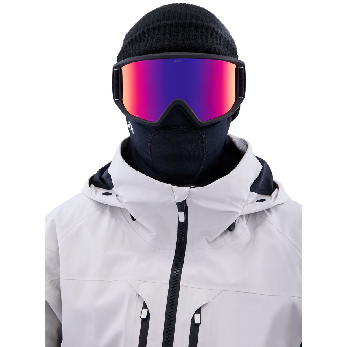 Anon Relapse Goggle 2023 Black - Perceive Sunny Red w/ Amber Lens