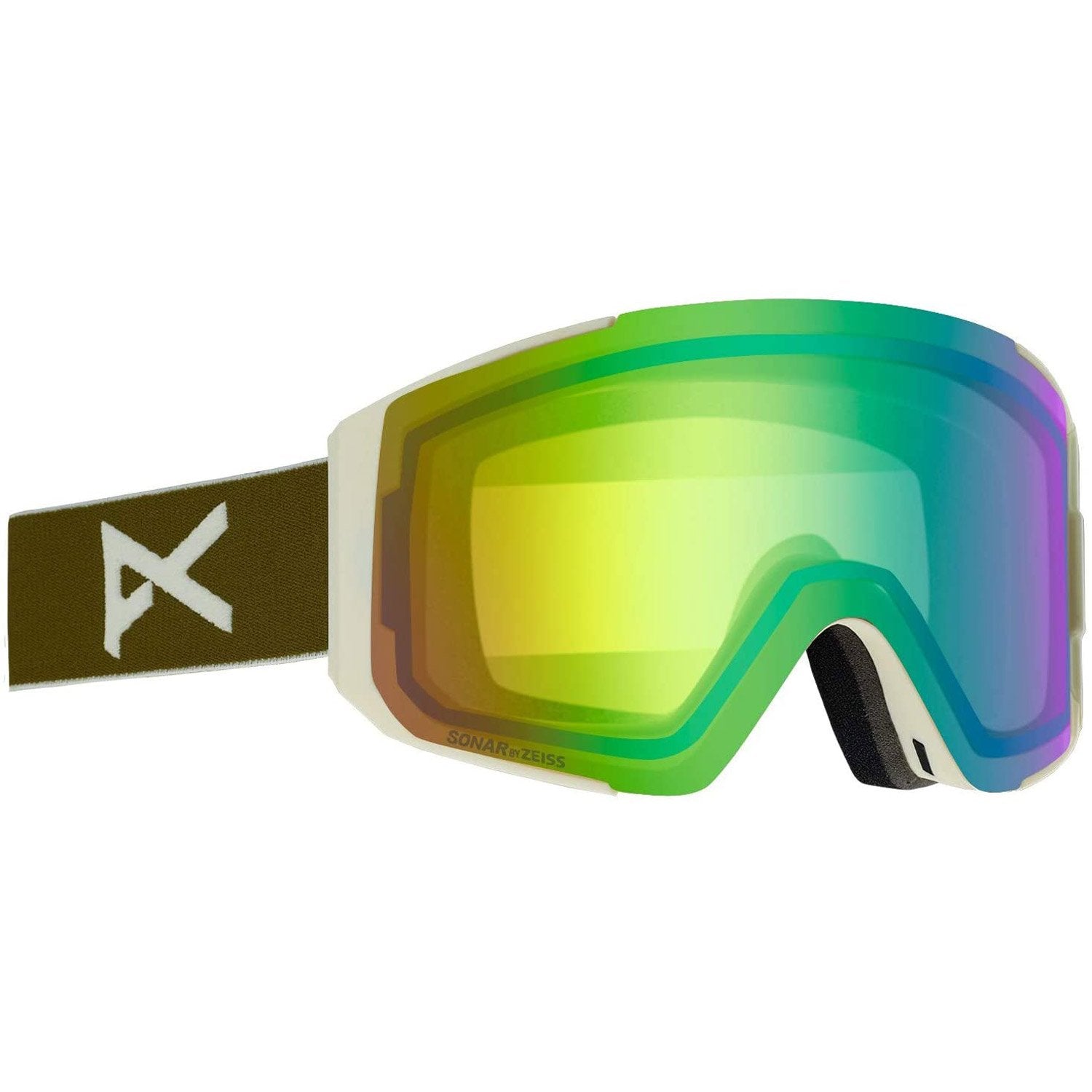 Anon Sync Asian Fit Goggle 2020 Olive - Sonar Green w/ Sonar Infrared Lens