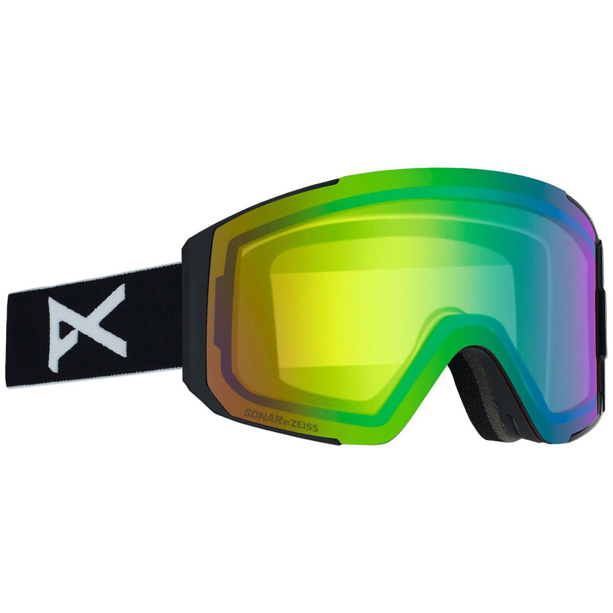 Anon Sync Asian Fit Goggle 2020 Black - Sonar Green Lens