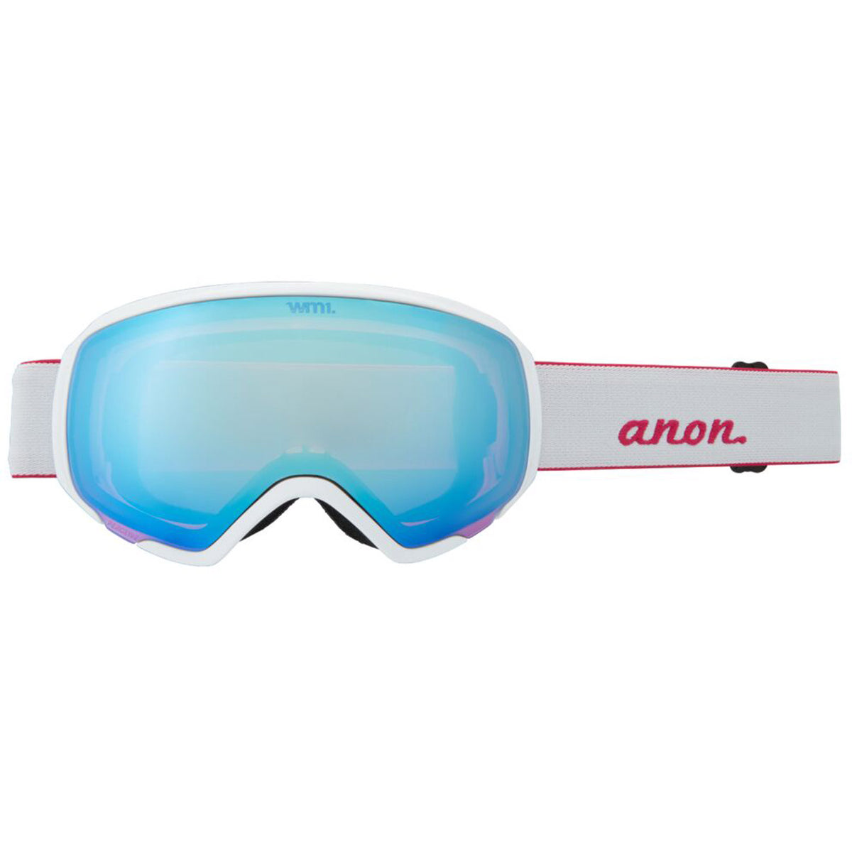 Anon WM1 Asian Fit Goggle 2021 Pearl White - Perceive Cloudy Pink Lens w/ Perceive Variable Blue Lens