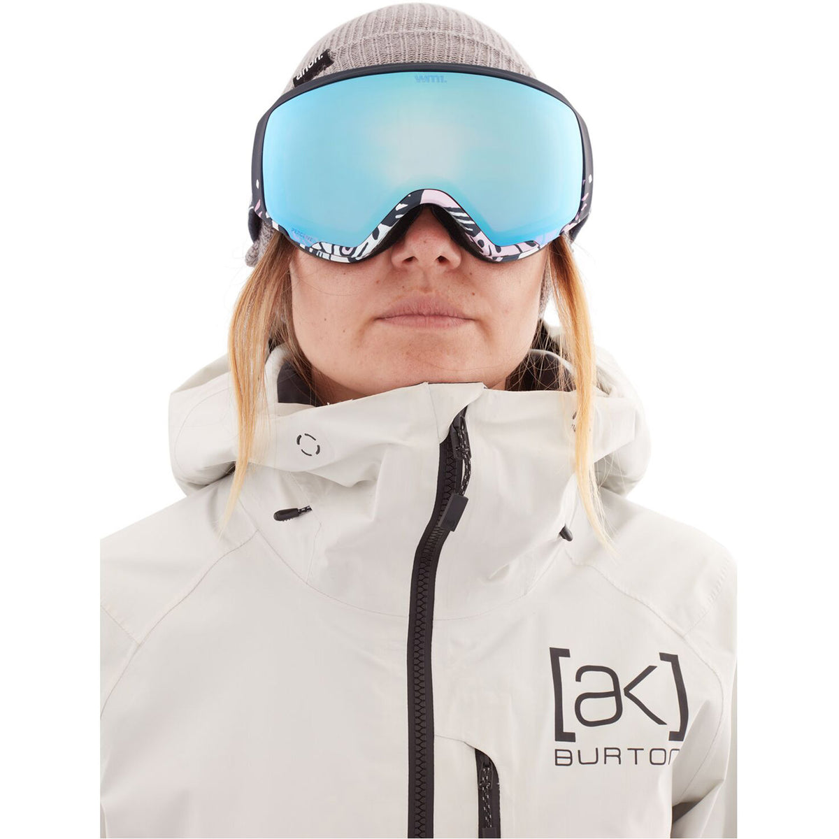 Anon WM1 Goggle 2021 Noom Blue - Perceive Variable Blue Lens w/ Perceive Cloudy Pink Lens