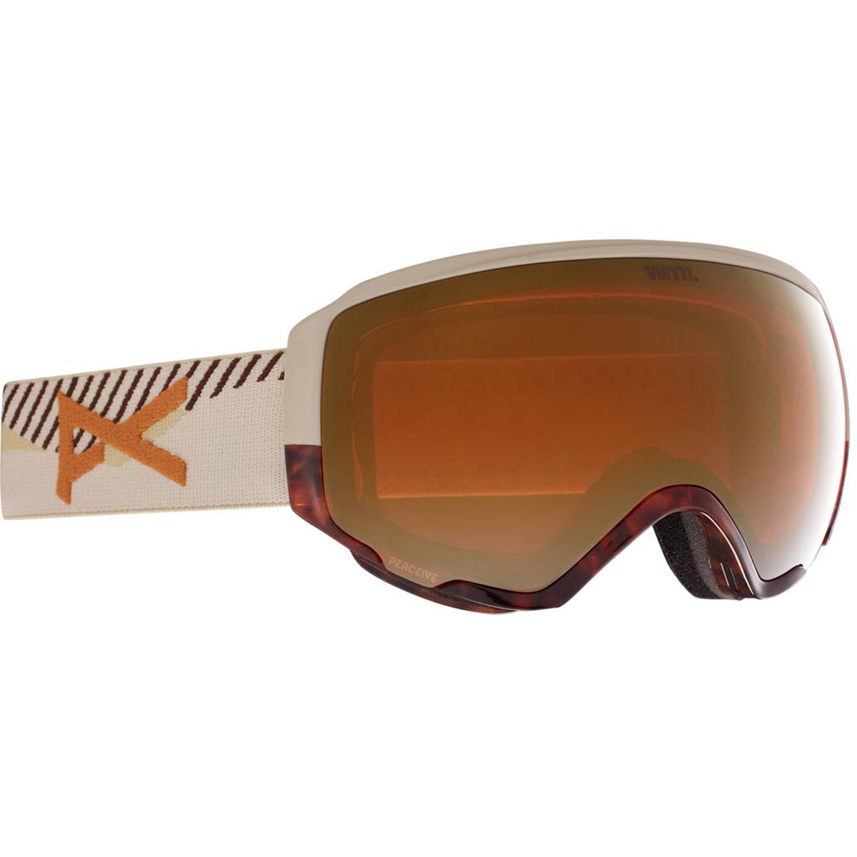 Anon WM1 Goggle 2021 Tort 3.0 - Perceive Sunny Bronze Lens w/ Perceive Variable Violet Lens