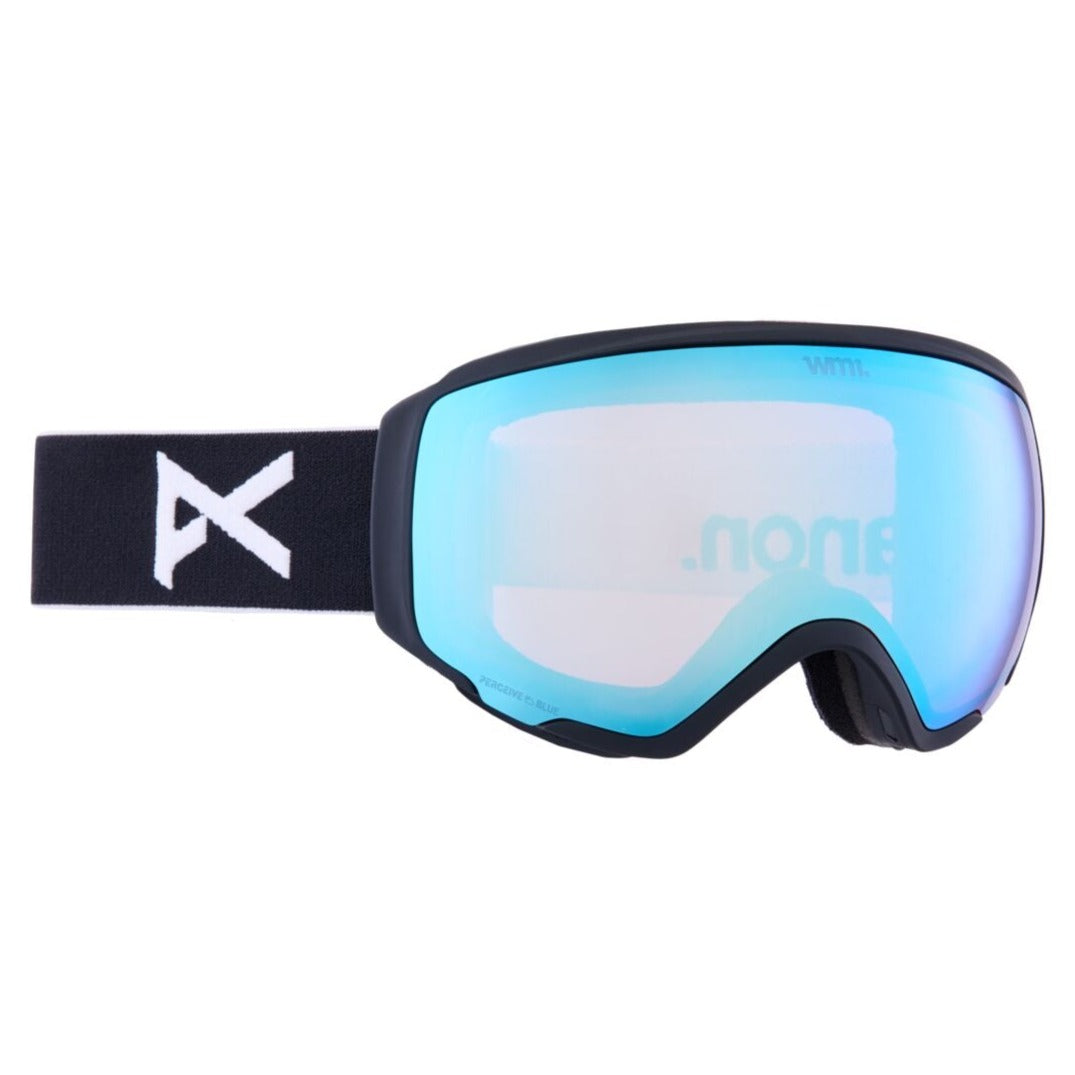 WM1 MFI Goggle 2023 Black - Perceive Variable Blue w/ Perceive Cloudy Pink Lens