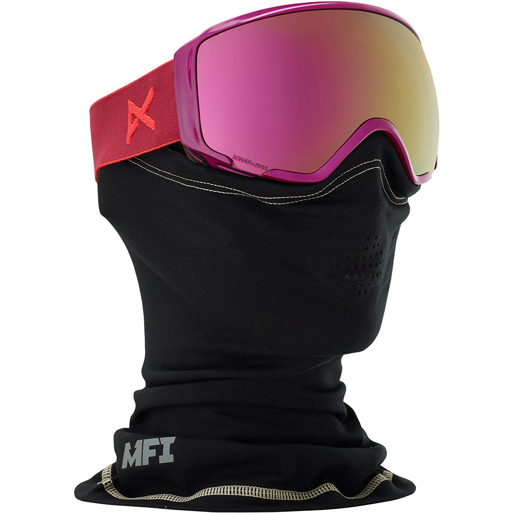 Anon WM1 MFI Asian Fit Goggle 2020 Ruby - Sonar Pink w/ Sonar Infrared Spare Lens
