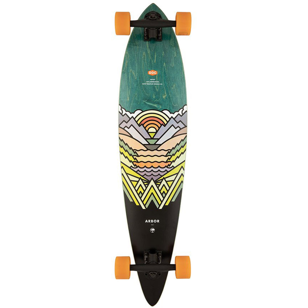 Artist Fish Longboard Complete Skateboard