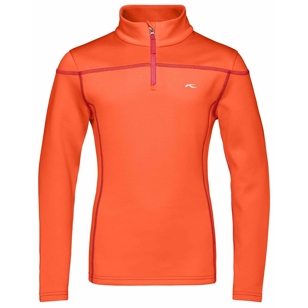 Kjus Jade Girls Halfzip Skivvy 2018 Spicy Orange