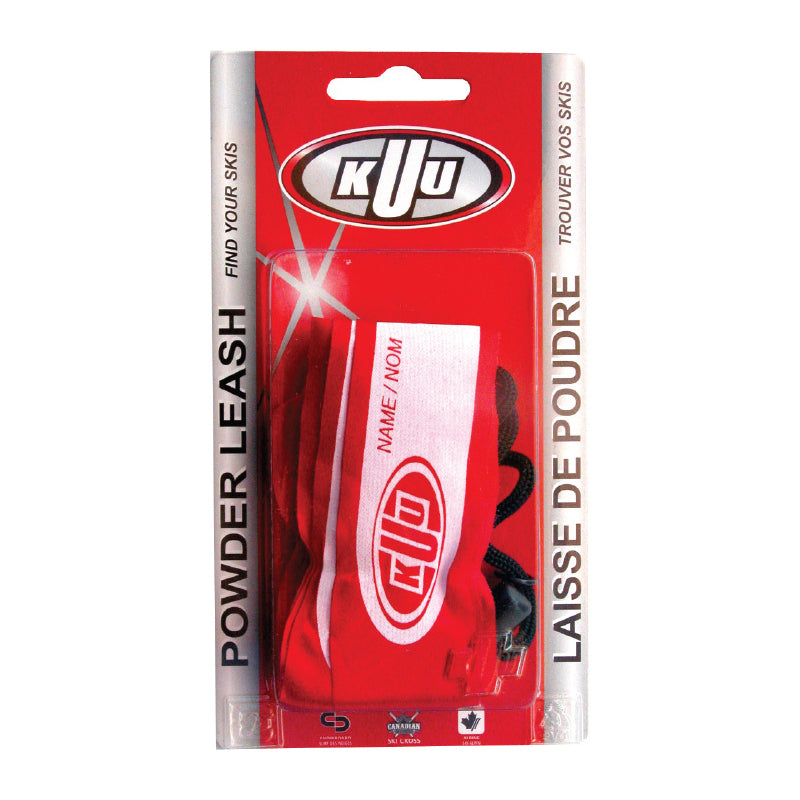 KUU Powder Leash 2 piece 60" Security Leash Red