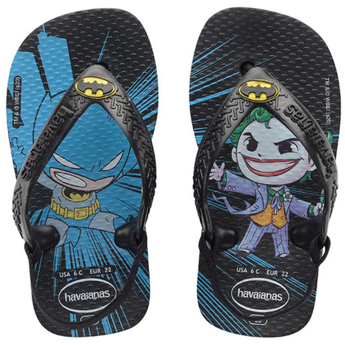 Baby Heroes Thongs Black Black