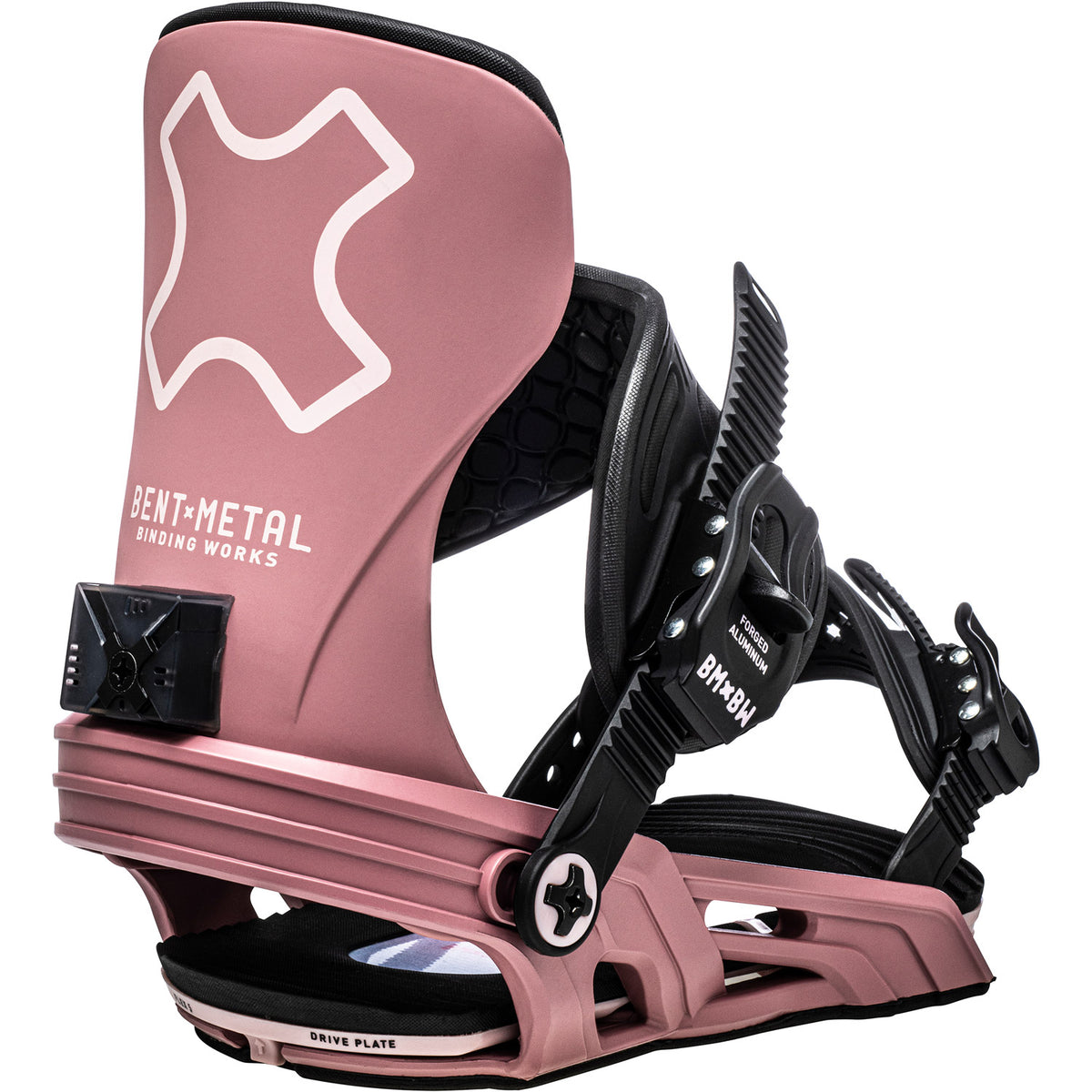 Bent Metal Stylist Snowboard Binding 2021 Mauve