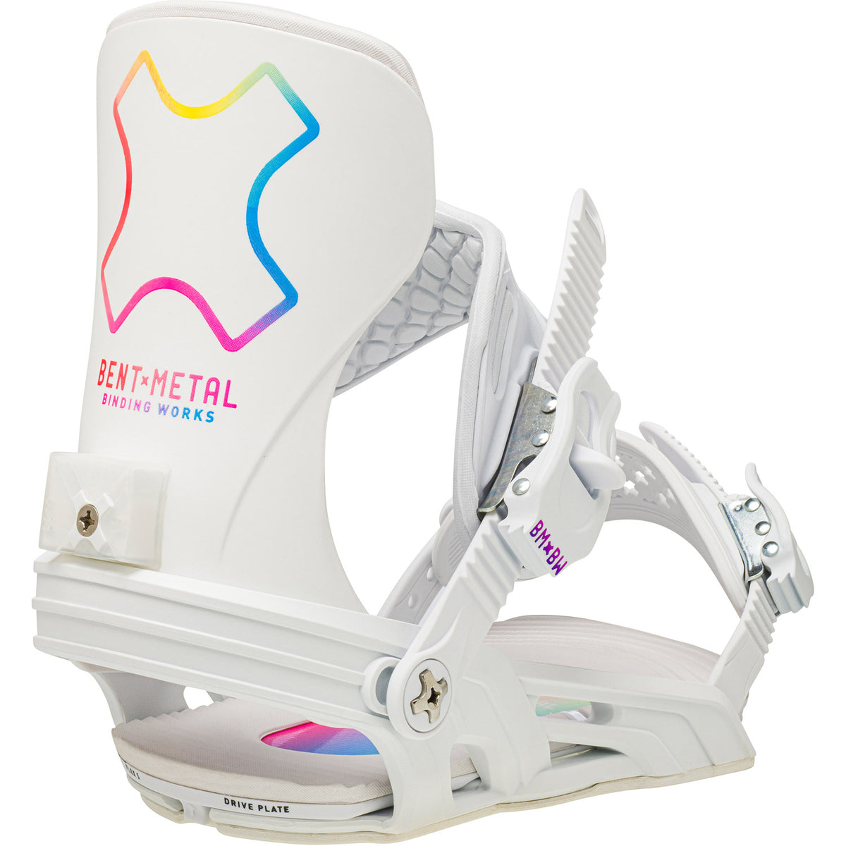Bent Metal Stylist Snowboard Binding 2021 White