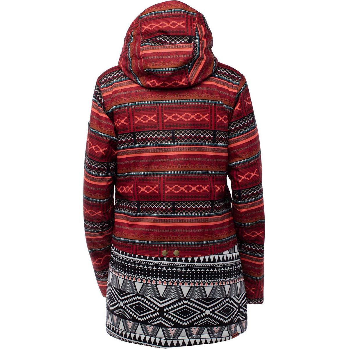 Bonfire Sapphire Womens Snowboard Jacket 2018 Ethno Print