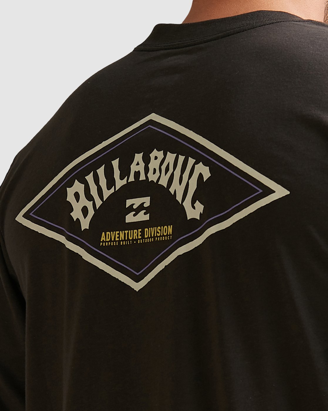 Billabong Adventure Division Diamond Long Sleeve Tee Black