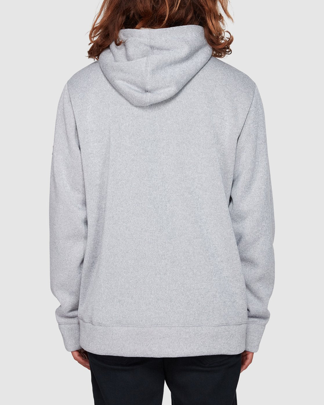 Billabong Boundary Sherpa Zip Thru Hoodie Grey heather