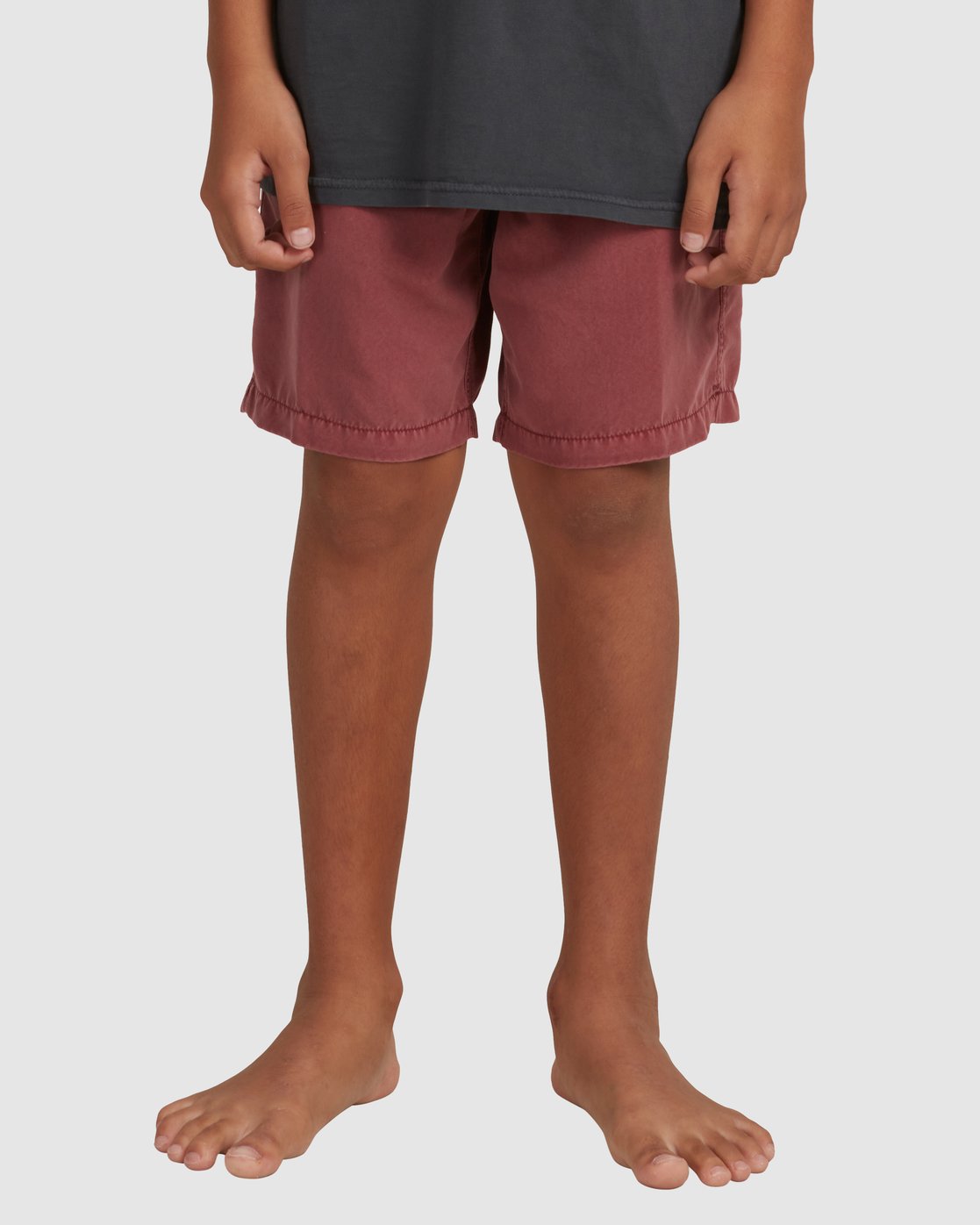 Billabong Boys 8-16 All Day Overdye Layback Boardshorts Rose dust