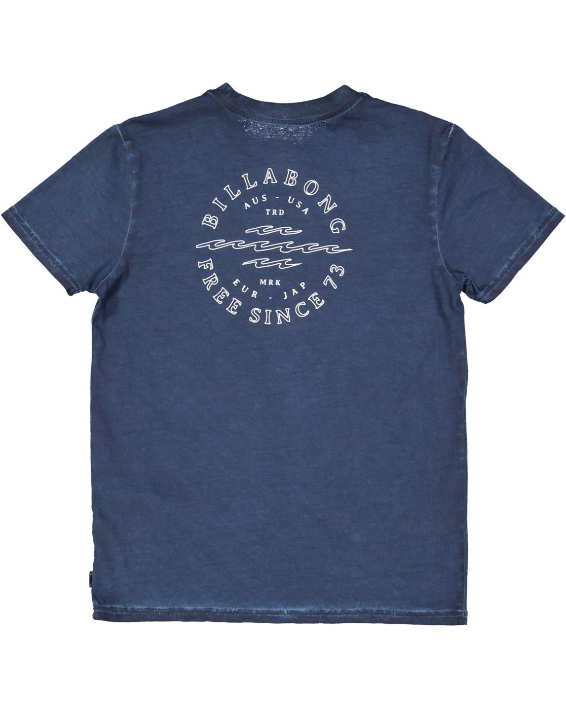 Billabong Boys 8-16 Big Wave Dan T-Shirt Denim Blue