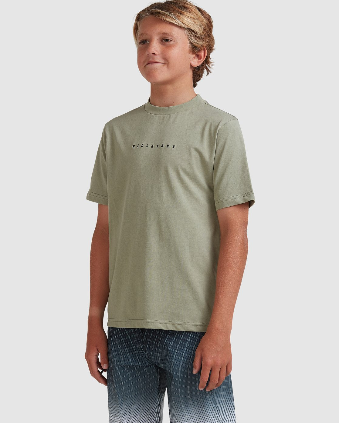 Billabong Boys 8-16 Smitty Short Sleeve Tee Faded milita