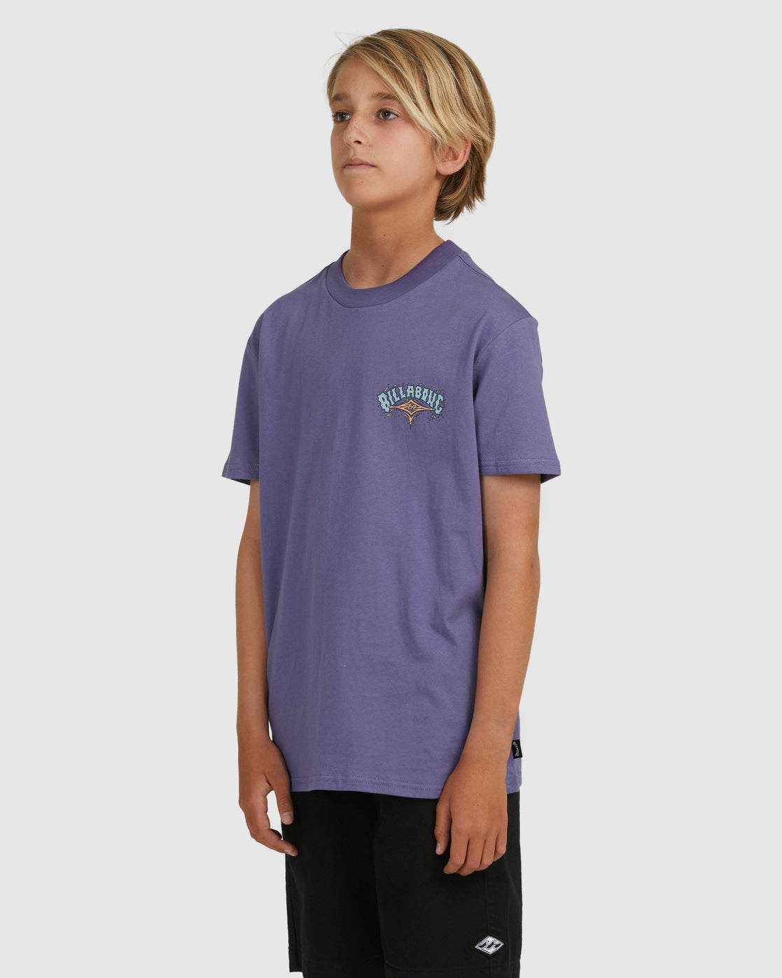 Billabong Boys 8-16 Throwback Arch T-Shirt WASHED PURPLE