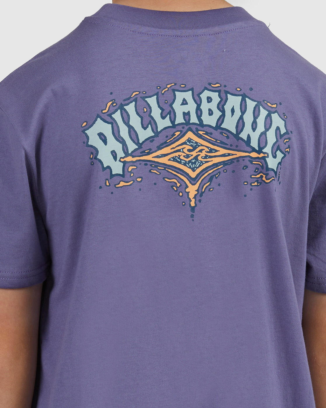 Billabong Boys 8-16 Throwback Arch T-Shirt WASHED PURPLE