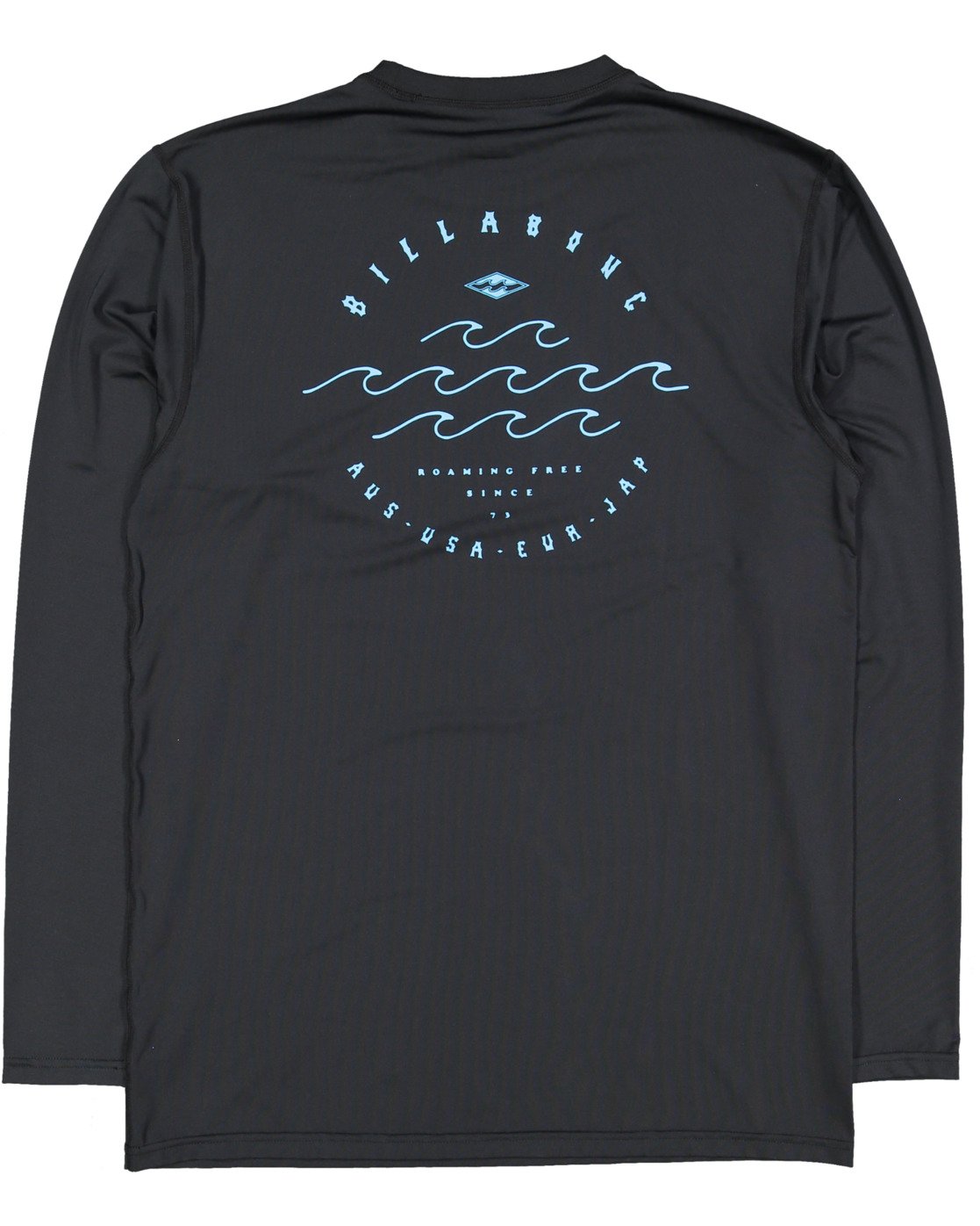 Billabong Boys 8-16 Wavey Davey Loose Fit Rash Vest BLACK