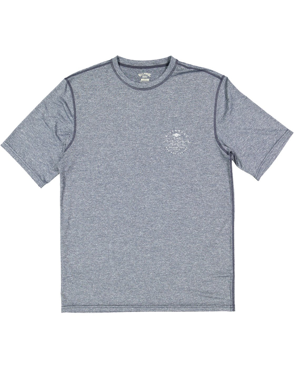 Billabong Boys 8-16 Wavey Davey Loose Fit Rash Vest NAVY HEATHER