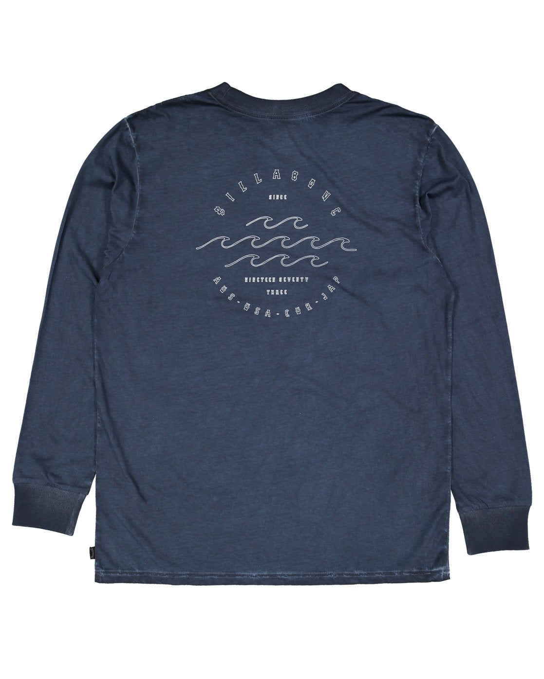 Billabong Boys Big Wave Dave Long Sleeve Tee Navy