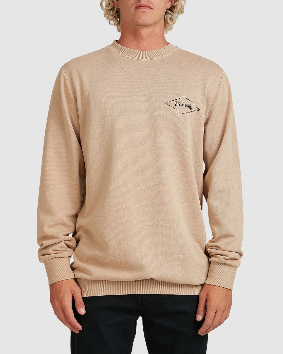 Billabong CHECKED DIAMOND CREW Light khaki
