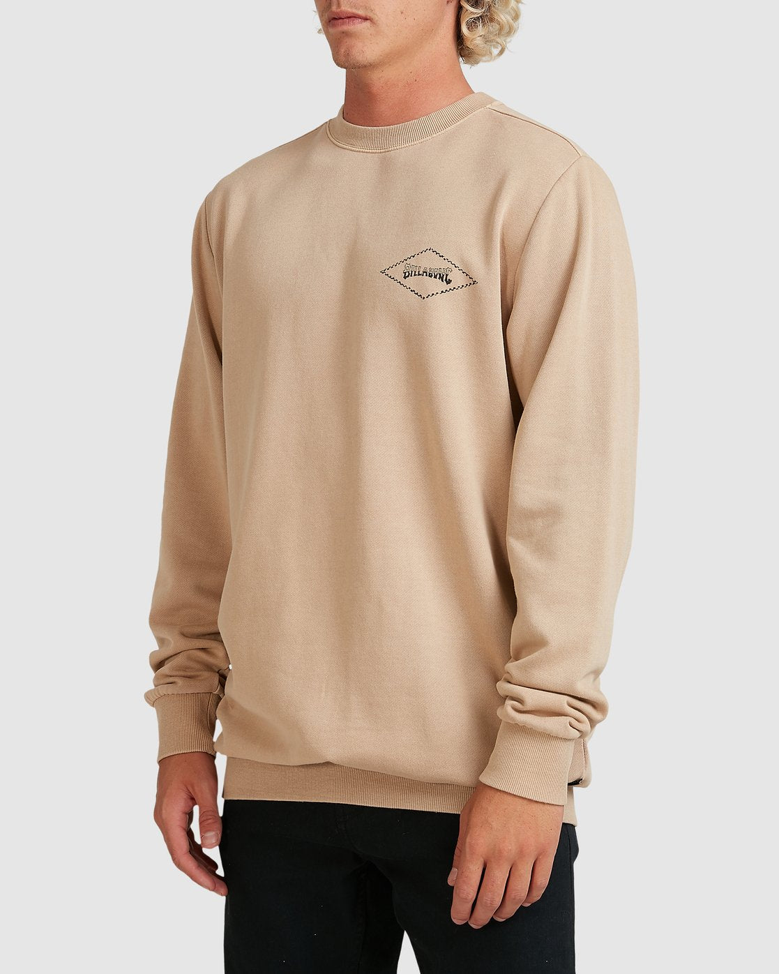 Billabong CHECKED DIAMOND CREW Light khaki