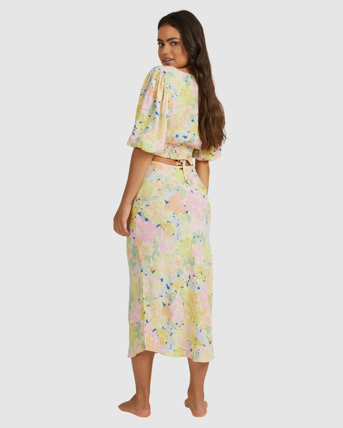 Billabong Cosmic Midi Skirt LIME