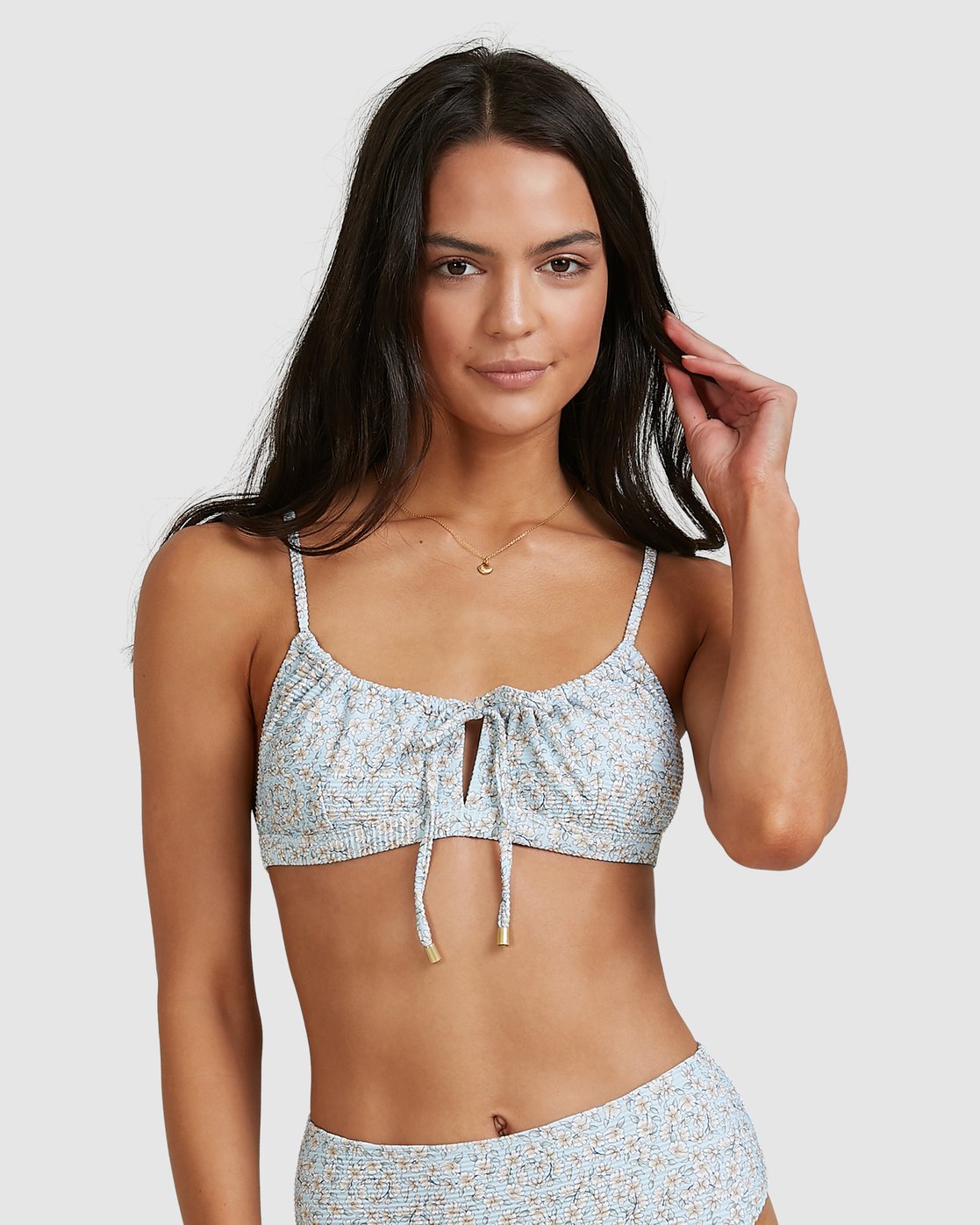Billabong Dream Isle Coco Bralette Bikini Top Baby blue