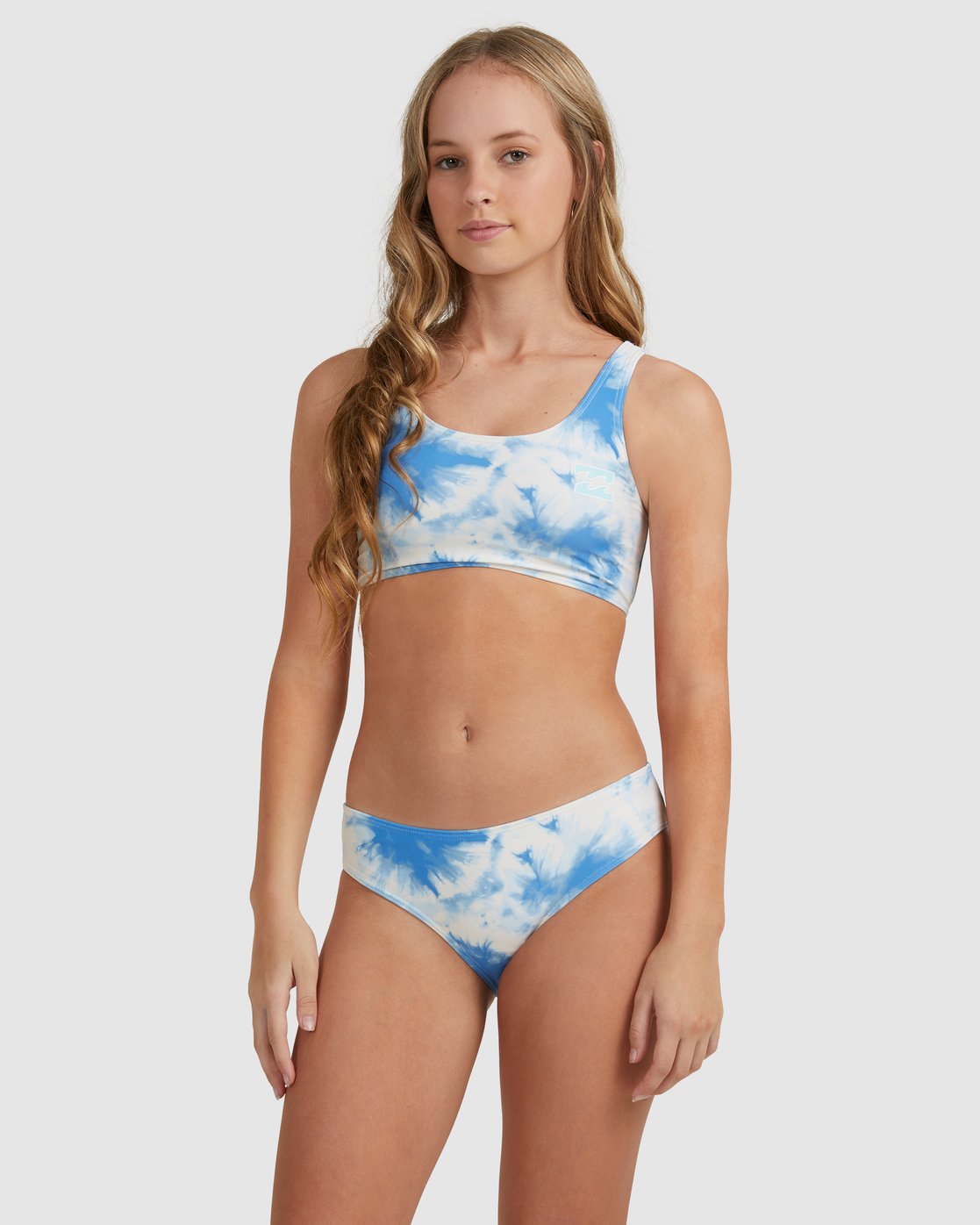Billabong Girls 6-14 Beached Blue Crop Set Blue