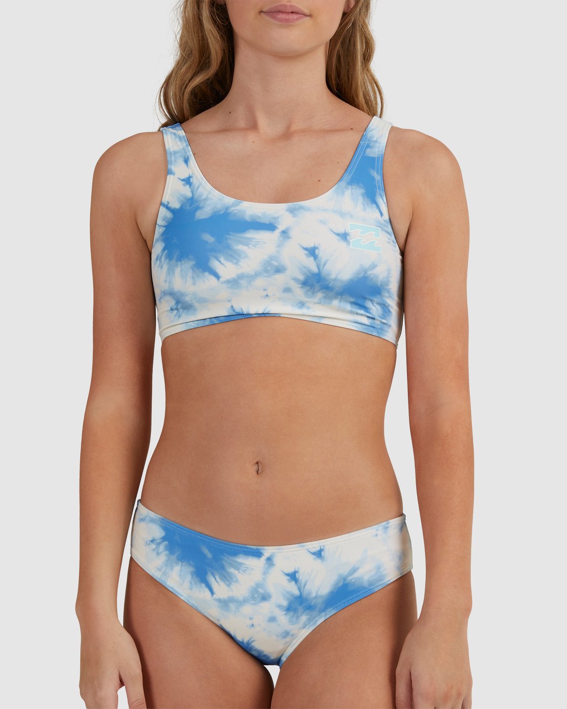 Billabong Girls 6-14 Beached Blue Crop Set Blue