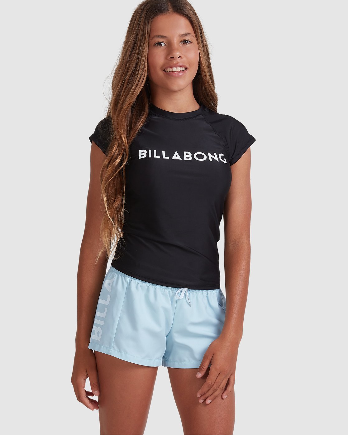 Billabong Girls 6-14 Dancer Rash Vest Black