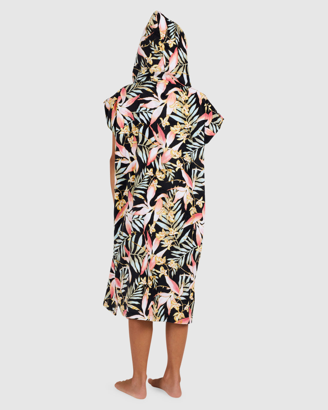 Billabong Girls Love Palms Hooded Towel Black