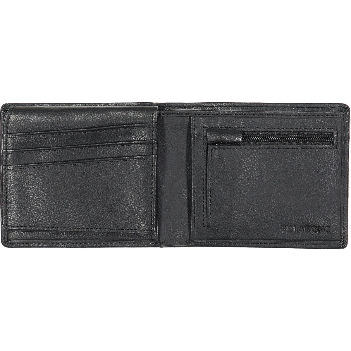 Billabong Helmsman RFID Flip Wallet Black Grain