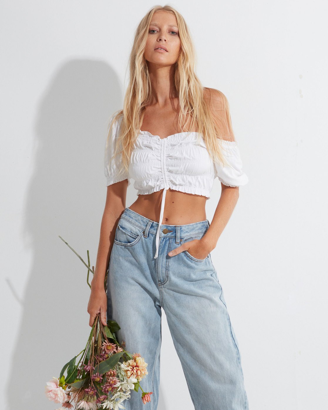 Billabong Here And Now Top White