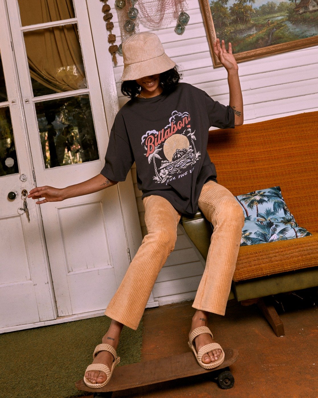 Billabong Just A Day Eco T-Shirt OFF BLACK