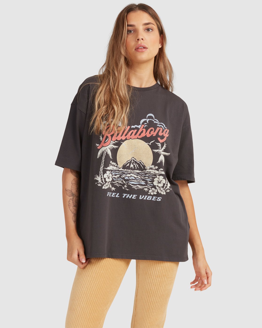 Billabong Just A Day Eco T-Shirt OFF BLACK