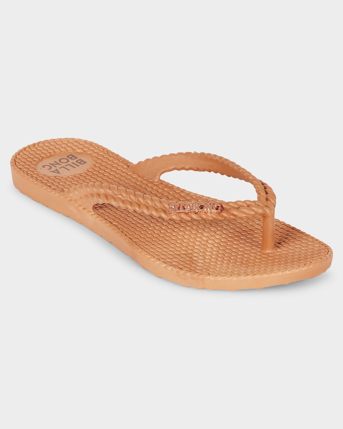 Billabong Kick Back Solid Thongs Terracotta
