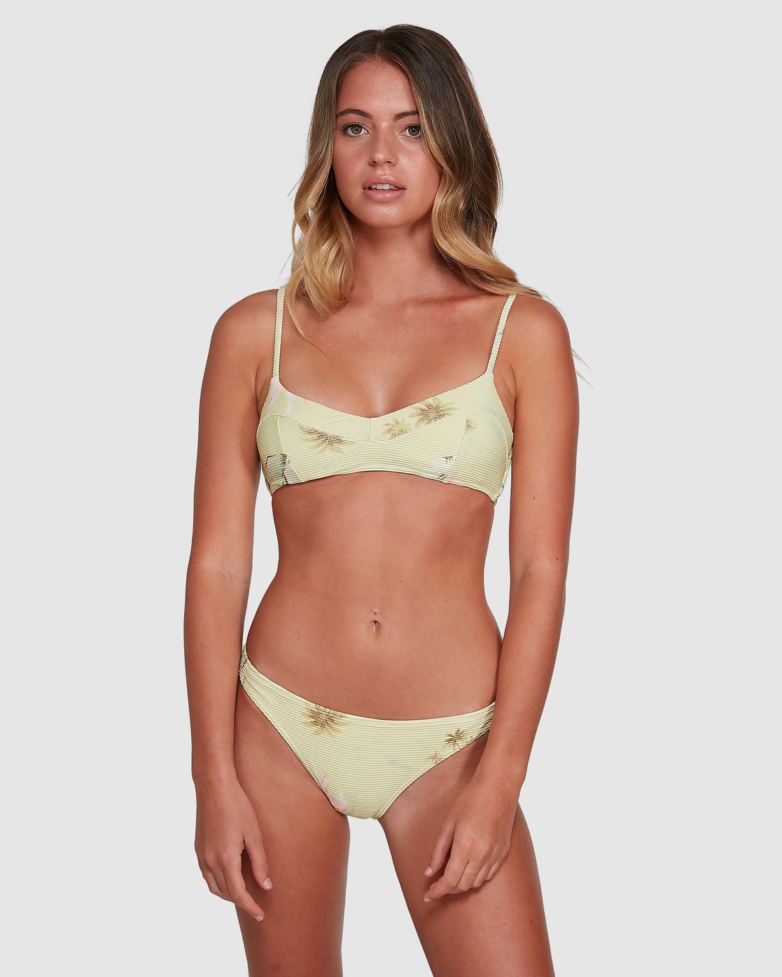 Billabong Maui Babe Tropic Bikini Bottoms Lemongrass