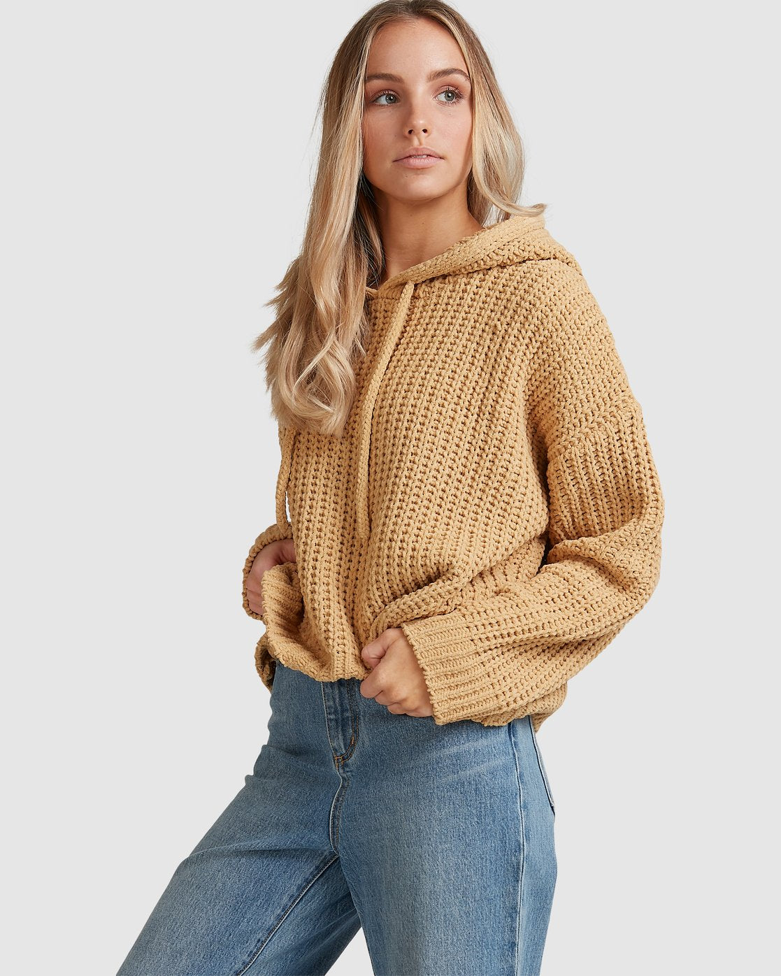 Billabong Nelly Hooded Sweater Curry